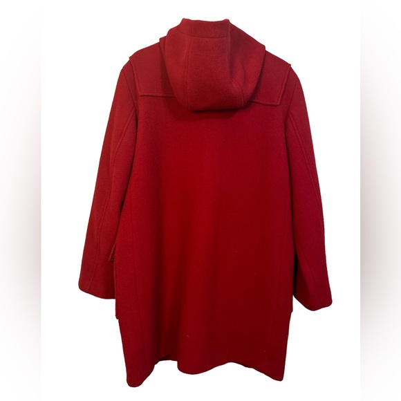 Eddie Bauer Red Wool blend coat Medium - Picture 9 of 10
